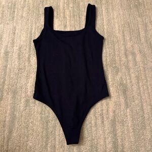 Abercrombie & Fitch Black Square Neck Bodysuit